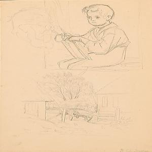 JURGENSEN Fritz 1800-1900,Five sketches,Bruun Rasmussen DK 2011-04-25