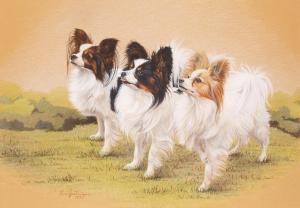 JUSTINI Kris,Three papillons,1995,Bonhams GB 2014-02-12