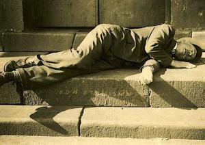 JUSTO Liborio 1902-2003,Untitled (man sleeping on step,1937,Artcurial | Briest - Poulain - F. Tajan 2007-11-19