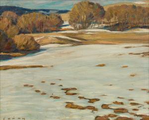 KÖCK Franz 1886-1975,Winter landscape,im Kinsky Auktionshaus AT 2021-07-06