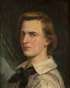 KÖCKERT Julius 1827-1918,Porträt eines jungen Mannes,1847,Hargesheimer Kunstauktionen DE 2018-03-17