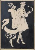 KÖHLER Mela 1885-1960,A pair of framed pen and ink Drawings,Bonhams GB 2010-06-16