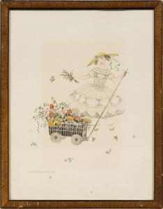KÖHLER Mela 1885-1960,Flower girl,im Kinsky Auktionshaus AT 2022-12-07