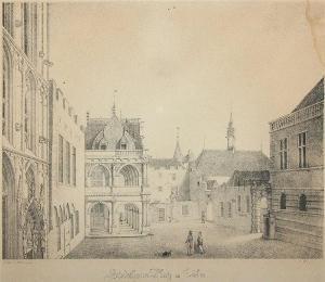 Köln,Stadthaus-Platz in Cöln,1820,Von Zengen DE 2016-06-11