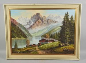 KÖNIG Gustav Ferdinand L 1808-1869,Walzman Mountains in Bavaria,Dargate Auction Gallery 2019-06-02