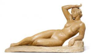 KÖNIG HENRI 1896-1985,Reclining nude,Galerie Koller CH 2012-05-30