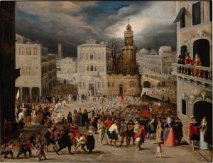 KÜBLER WERNER 1582-1621,A carnival scene,Sotheby's GB 2022-07-07