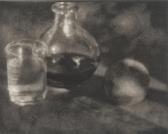 KÜHN Carl Heinrich Walter 1895-1970,Wine Bottle, Water Glass, and Apple,1911,Sotheby's GB 2023-04-05
