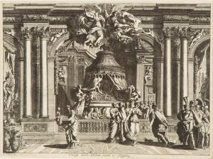KÜSEL Melchior 1626-1683,Scene in the palace,Desa Unicum PL 2023-10-10