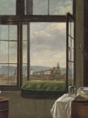 KAATZ Carl Ludwig,Prague, a view of the Old Town from a window with ,Christie's GB 2017-04-27