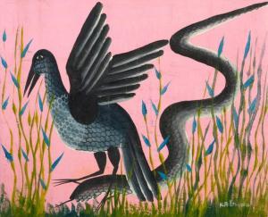 KABINDA,Oiseau et serpent,Cornette de Saint Cyr FR 2017-12-03
