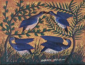 KABINDA,Oiseaux bleus,1957,Artcurial | Briest - Poulain - F. Tajan FR 2021-11-16