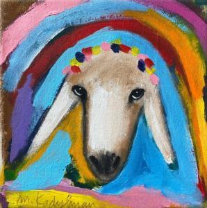 KADISHMAN Menashe 1932-2015,Sheep head,Matsa IL 2024-03-27