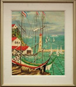 KADLACSKIK Lazlo 1925-1989,Sailboats,Clars Auction Gallery US 2009-04-04