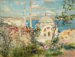 KADULIN Vladimir Fedorovich 1833-1950,View from Constantinopel,1924,Bruun Rasmussen DK 2020-06-15