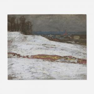 KAELIN Charles Salis 1858-1929,Snowy Hillside,Rago Arts and Auction Center US 2023-11-10