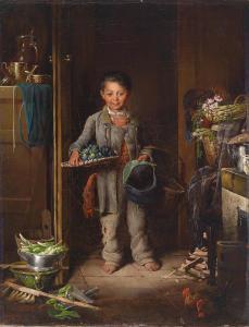 KAERGLING PACHER Henriette 1821-1873,The Young Flower Seller,1832,Palais Dorotheum AT 2013-12-11