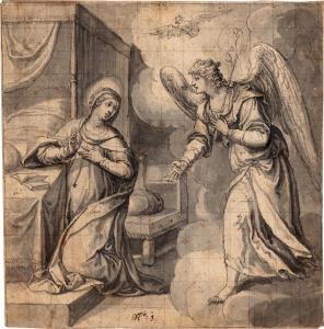 KAGER Johann Mathias 1575-1634,Die Verkündigung an Maria,Galerie Bassenge DE 2022-06-03