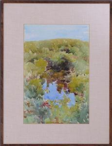 KAHN Ely Jacques 1884-1972,Landscape,1962,Stair Galleries US 2013-04-26