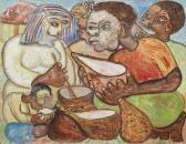 KAHURI Francis 1947,Taking Porridge,1995,Bonhams GB 2014-05-21