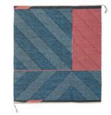 KAI Jette,Woven sisal wall decoration in red and blue colours,Bruun Rasmussen DK 2017-02-21