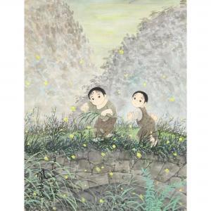 KAIDA Fudo,LOTS OF FIREFLIES,New Art Est-Ouest Auctions JP 2024-02-23