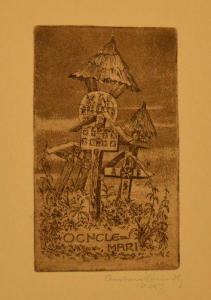 KAINDL Anton 1872-1951,Mapă cu 27 gravuri reprezentând troițe din diferit,1928,GoldArt RO 2015-11-11