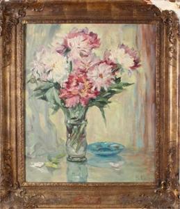 KAISER Bertha 1875-1962,Vaas met bloemen,1920,Twents Veilinghuis NL 2017-01-13