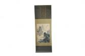 KAKEMONO A 1800-1800,Elaborado en tinta sobre papel y tela brocada con ,Morton Subastas 2011-11-12