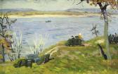 KALASHNIKOV Viktor Ivanovich 1923-1992,Resting by the River,1956,Whyte's IE 2009-12-07