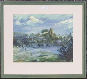 KALDOWSKI Mariusz 1962,View of Lewes Castle, Sussex,2000,Tooveys Auction GB 2021-06-23