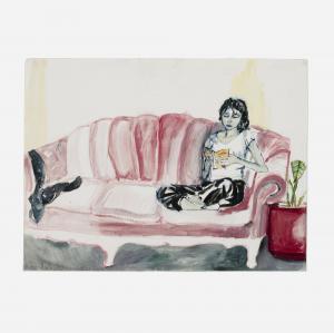 Kalenderian Raffi 1981,Angie Reading on Couch (Palms Apartme,2005,Rago Arts and Auction Center 2023-06-13