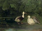 KALLENBERG Anders 1834-1902,Three ducks on a pond,1889,Christie's GB 2007-06-26