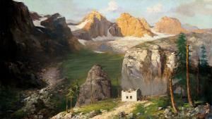 Kalmár János 1889,Mountain landscape,1918,Nagyhazi galeria HU 2018-09-25