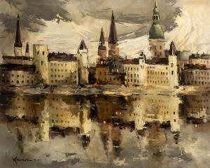 KALNROZE Valdis 1894-1993,Riga,1969,Shapiro Auctions US 2019-11-03
