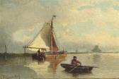 KALSHOVEN Eduard Charles Louis 1836-1866,Rowing on a calm river,Christie's GB 2008-11-18