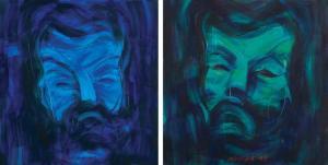 KAMAL ARIFFIN NIZAR 1964,Mirror Image Series (Acquired #1 & 2),,1999,Henry Butcher MY 2022-07-17