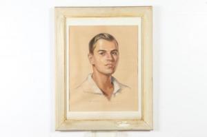 KAMAN LOUIS,PORTRAIT OF YOUNG MAN,20th century,Sloans & Kenyon US 2018-03-10