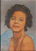 KAMENAGA Goro 1890-1955,Portrait of a Woman,1949,Rachel Davis US 2014-03-22