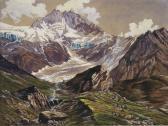 kamer a 1900-1900,Gebirgslandschaft mit Gletscher,1917,Fischer CH 2008-11-12