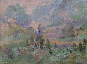 kamm rupert 1909-1993,Impressionist landscape,Burstow and Hewett GB 2018-10-18