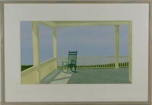 KAMMERER Gregory,a sole green rocking chair on expansive porch wit,20th,Winter Associates 2018-07-23