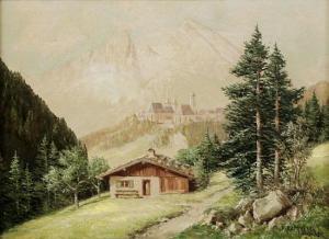 KAMMEYER Frederick 1873-1941,Berchtesgadener Land mit Blick auf den Watzmann un,Eva Aldag 2009-09-05