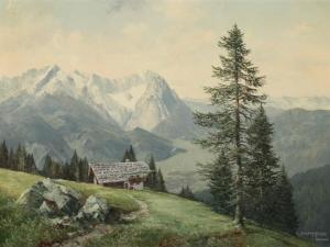 KAMMEYER Frederick 1873-1941,CHALET IN THE ALPS,Sloans & Kenyon US 2011-09-16
