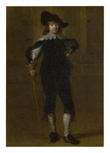 KAMPER Godaert 1614-1679,PORTRAIT OF A GENTLEMAN, FULL LENGTH, IN A HAT AND,Sotheby's GB 2020-02-04