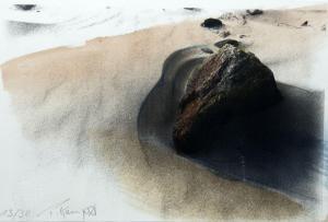 KAMPER Paul 1926-2014,Rocks by the sea,Peter Karbstein DE 2021-03-13