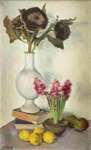 KAMPF Ari Walter 1894,Still life with flowers and fruit,Twents Veilinghuis NL 2017-04-14