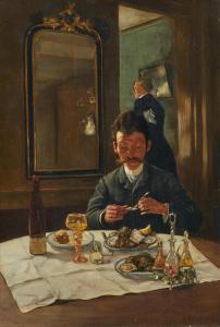 KAMPF Arthur 1864-1950,The Oyster Eater,1884,Van Ham DE 2023-05-15