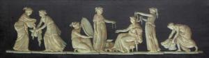 KAMPHUYSEN Jan 1760-1841,The goddess Venus and her servants,1797,Venduehuis NL 2021-11-17