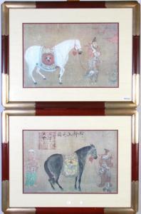 Kan Han,depicting a horse and master in traditional Chines,Wickliff & Associates US 2018-10-25